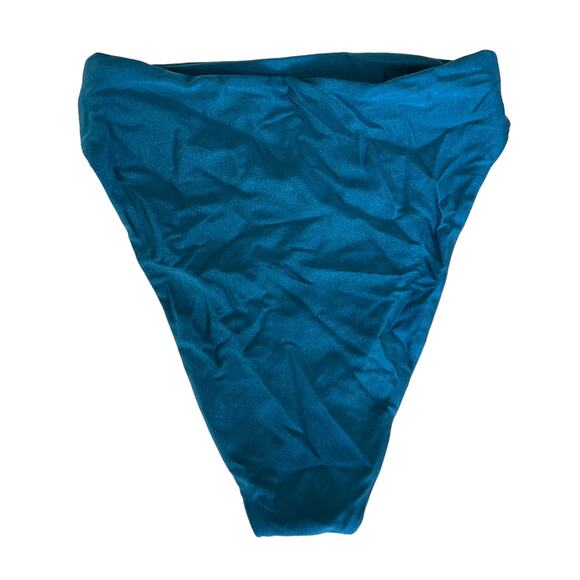 JADE SWIM Incline Bikini Bottom in Teal Sheen NWOT XS - Picture 4 of 6